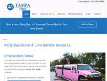 Tablet Screenshot of a1tampalimo.com